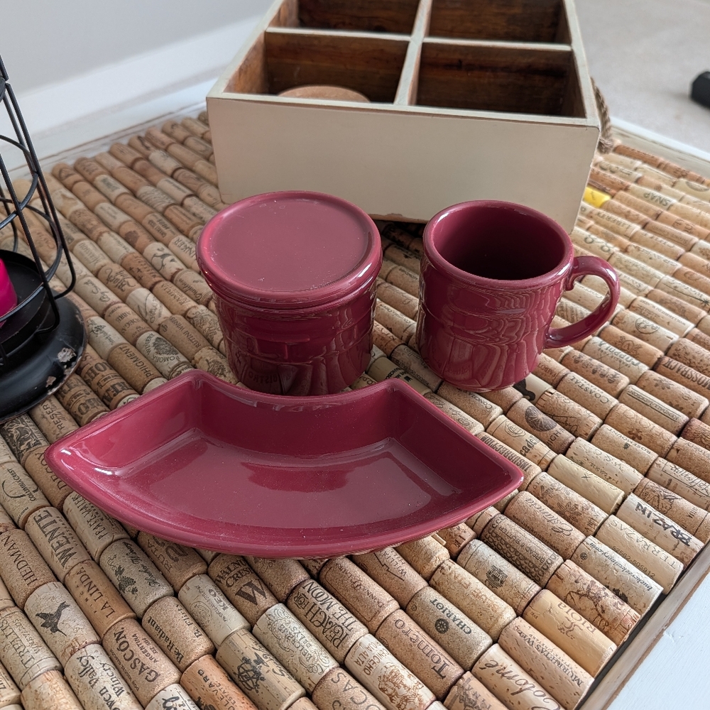 Longaberger Pieces In Paprika